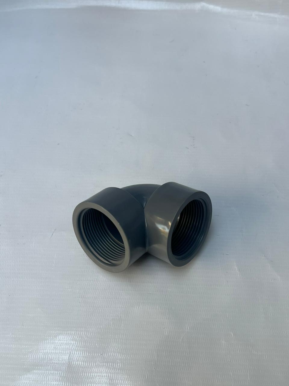 PVC Double Threaded Female Elbow 90° (BS Standard)